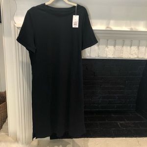 Target A New Day midi black tshirt dress in XL